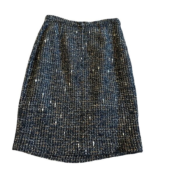 Thierry Mugler Rare FW 1998 Two Piece Suit Blazer Skirt Archival Fur Trim Sz 38 - Picture 12 of 15